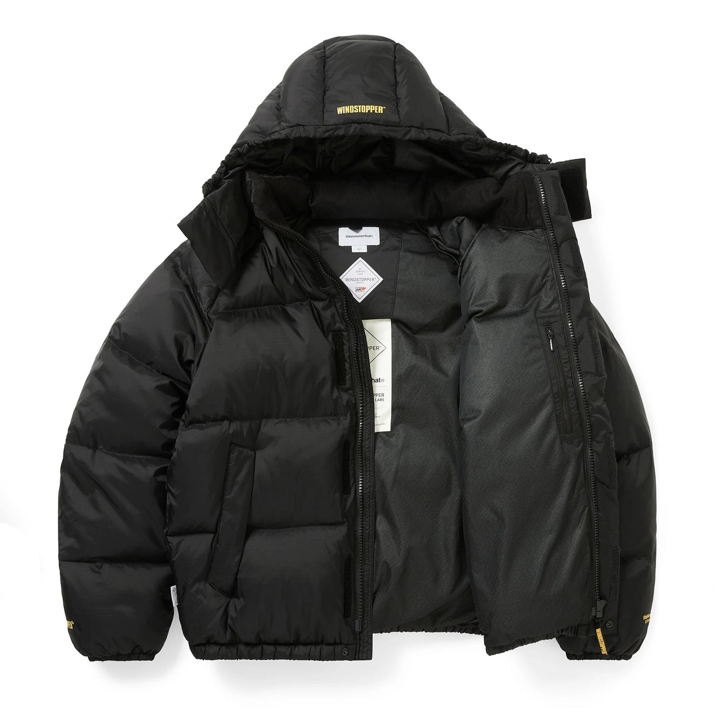 GORE-TEX WINDSTOPPER® Puffer Down Jacket - Black