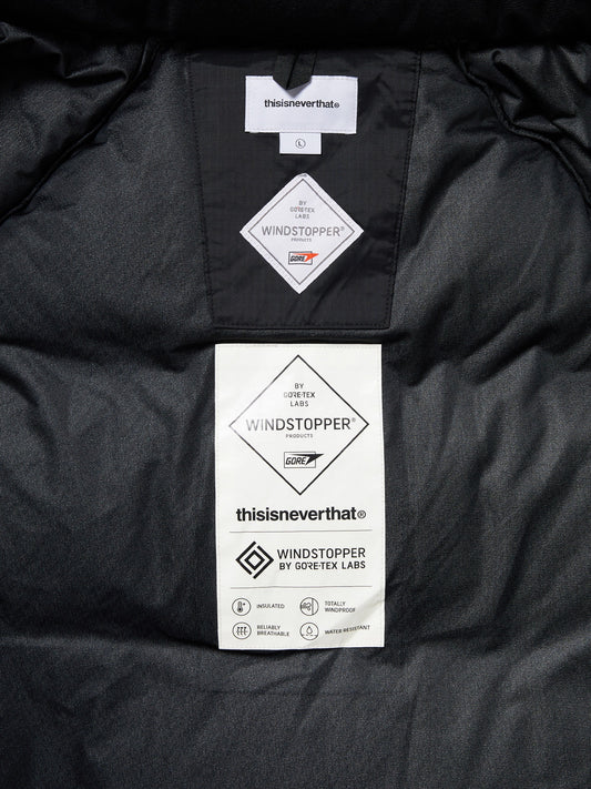 GORE-TEX WINDSTOPPER® Puffer Down Jacket - Black