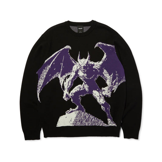 Heaven Can Wait Crewneck Sweater - Black