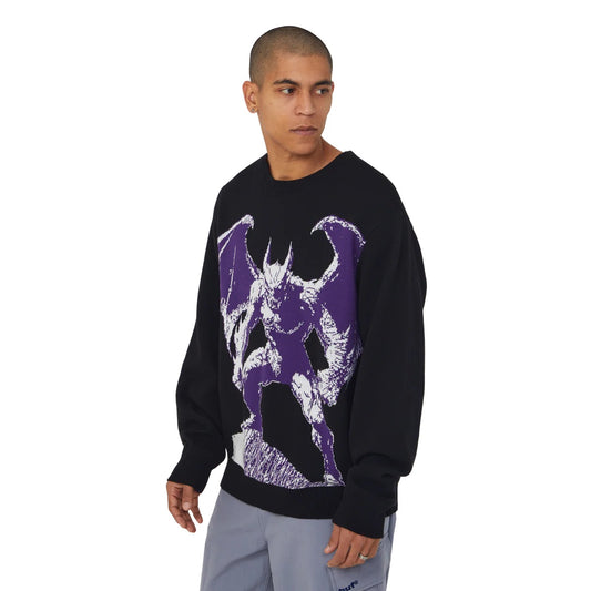 Heaven Can Wait Crewneck Sweater - Black