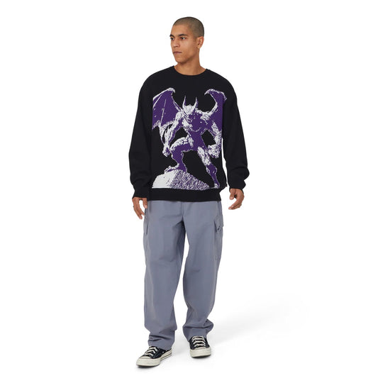 Heaven Can Wait Crewneck Sweater - Black