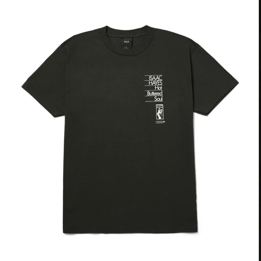 ISAAC HAYES - Hot Buttered S/S Heavyweight Tee - Vintage Black