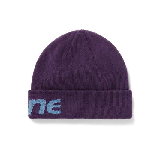 HSP-Logo Big Cuff Beanie - Purple