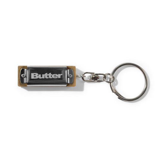 Harmonica Key Chain  - Silver