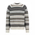 Hase Fair Isle Crew Neck Jumper - Whisper White