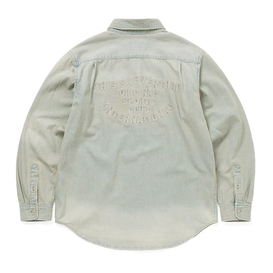 Hickory Denim Shirt - Washed Blue