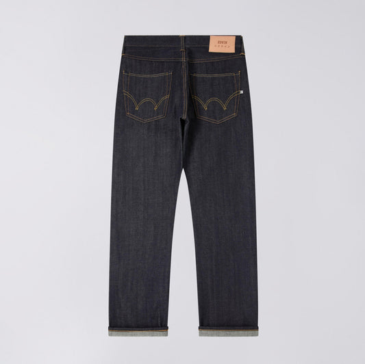 ED-47 - Regular Straight Jeans - Red Selvage 14oz - Blue Unwashed