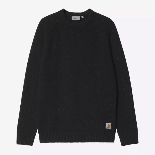 Anglistic Sweater Speckled Black