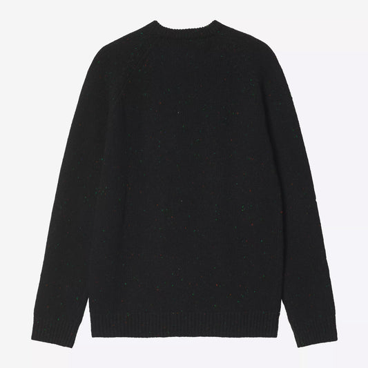 Anglistic Sweater Speckled Black