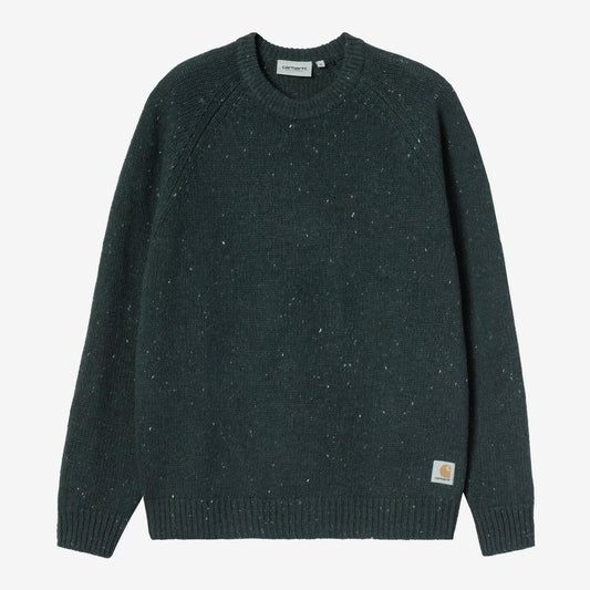 Anglistic Sweater Speckled Deep Lagoon
