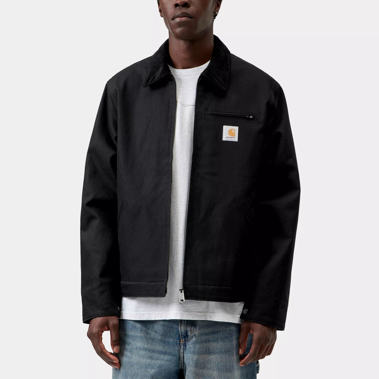 Detroit Jacket (Winter) - Black / Black rigid
