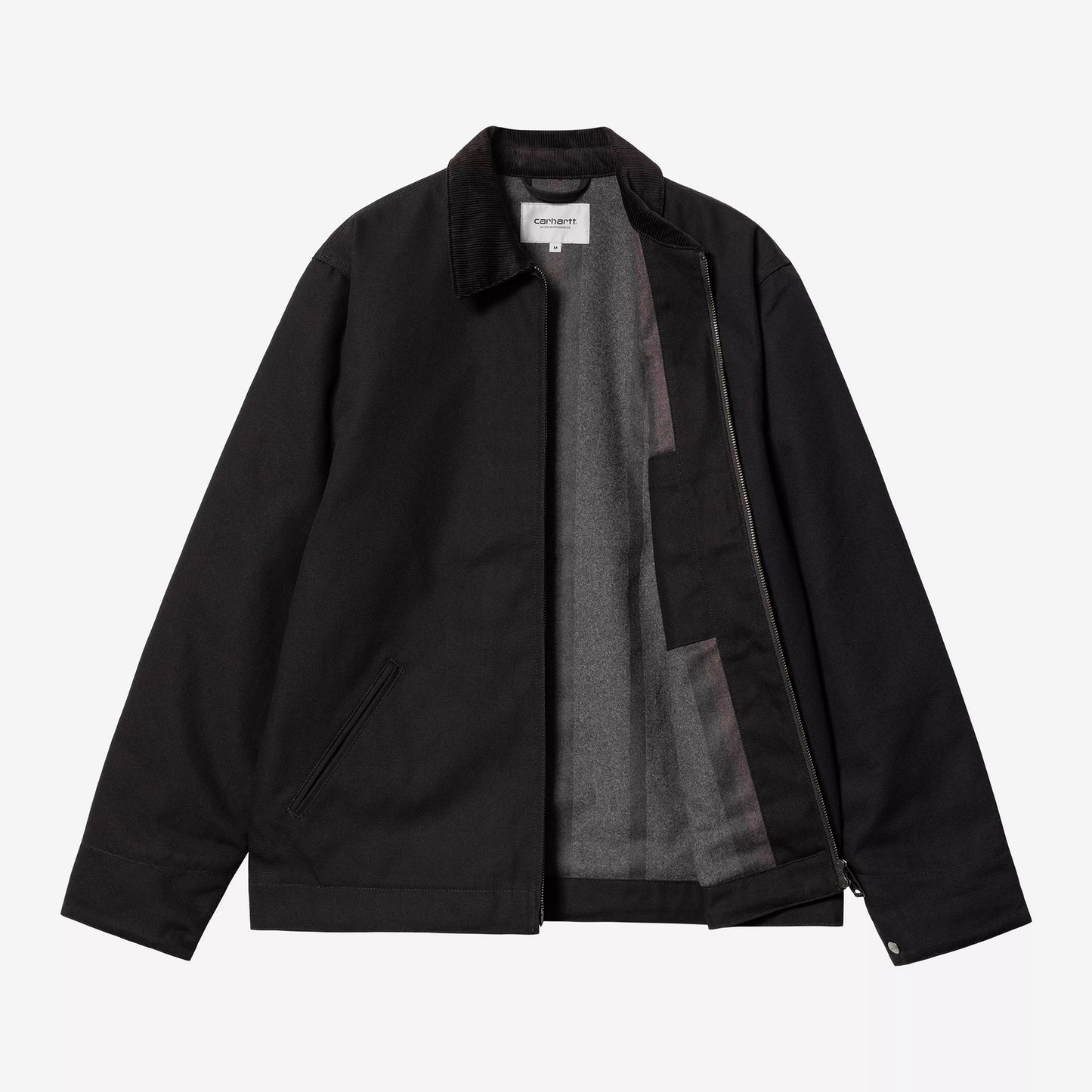 Detroit Jacket (Winter) - Black / Black rigid