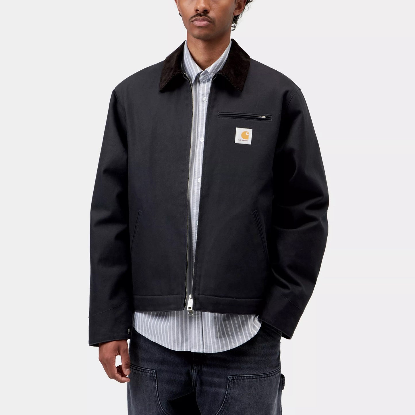 Detroit Jacket (Winter) - Dark Navy / Black (Rigid)