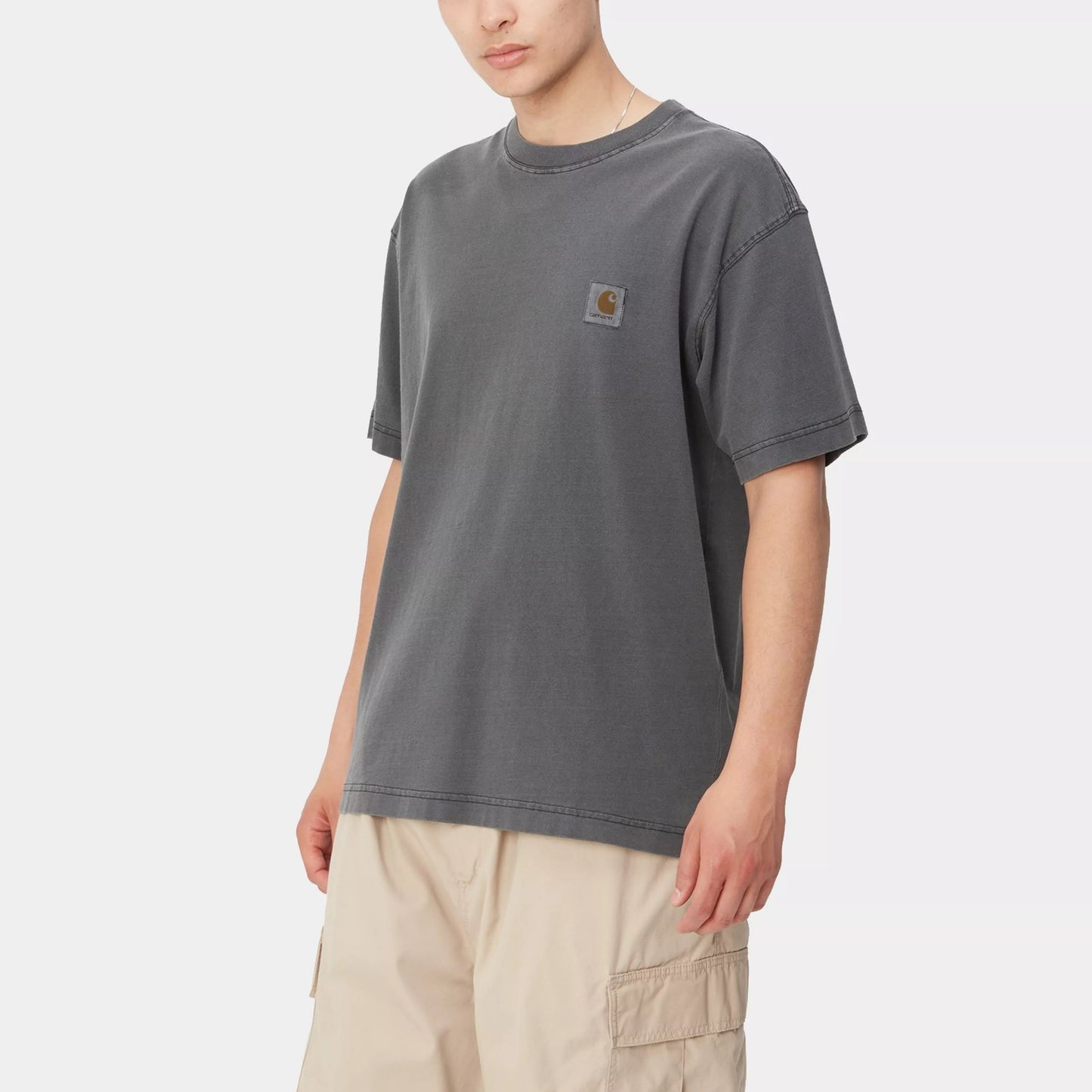 S/S Nelson T-Shirt Black garment dyed