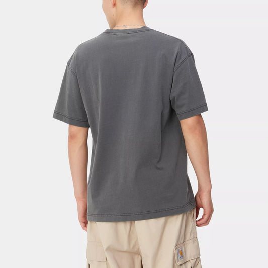 S/S Nelson T-Shirt Black garment dyed