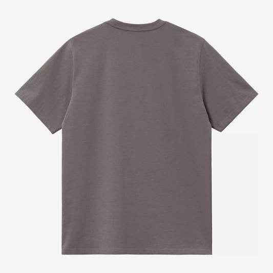 S/S American Script T-Shirt - Porphyry