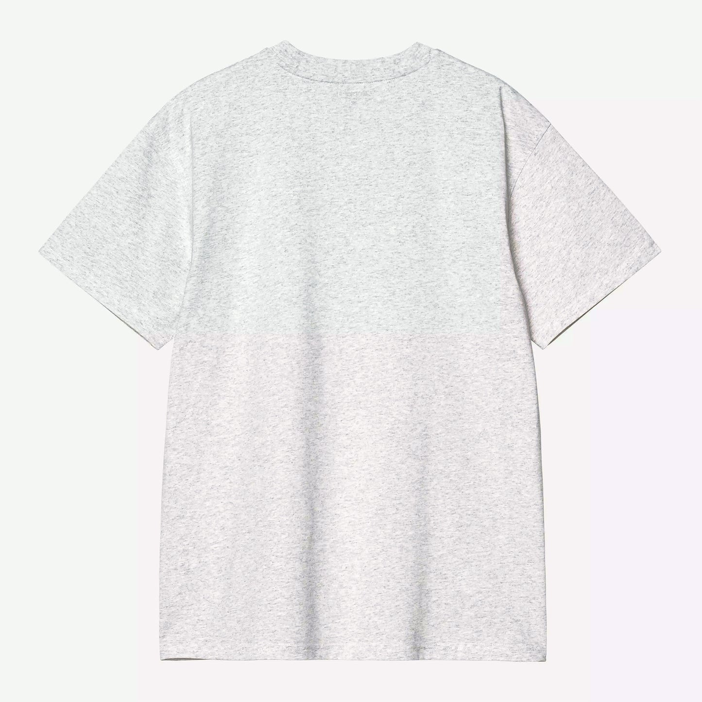 S/S American Script T-Shirt - Ash Heather