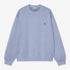 Nelson Sweat Gentle Blue garment dyed
