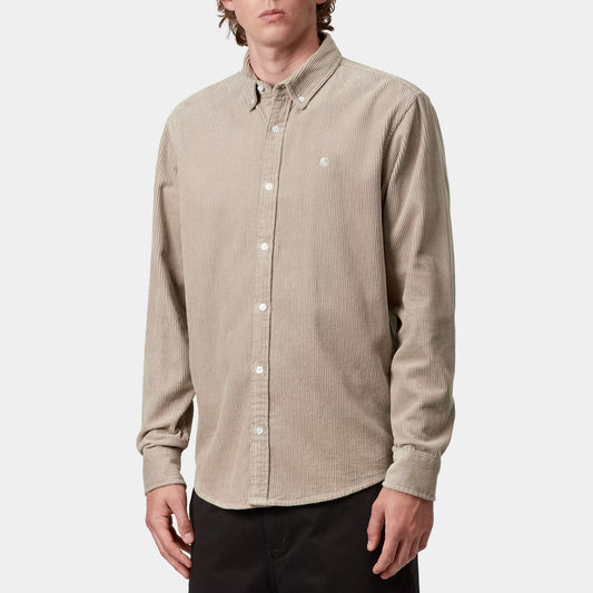 L/S Madison Cord Shirt - Wall