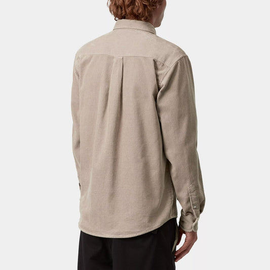 L/S Madison Cord Shirt - Wall