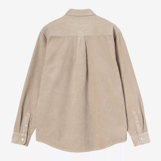 L/S Madison Cord Shirt - Wall