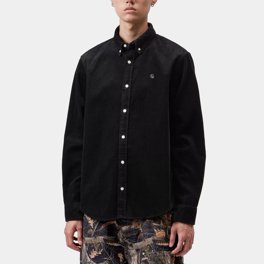L/S Madison Cord Shirt - Soot