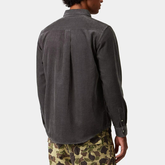 L/S Madison Cord Shirt - Graphite