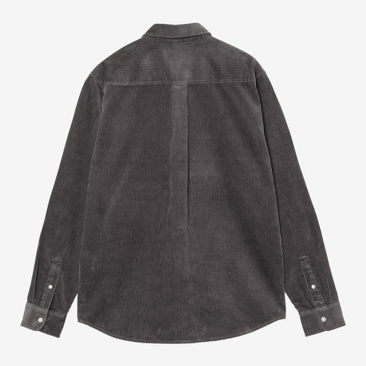 L/S Madison Cord Shirt - Graphite
