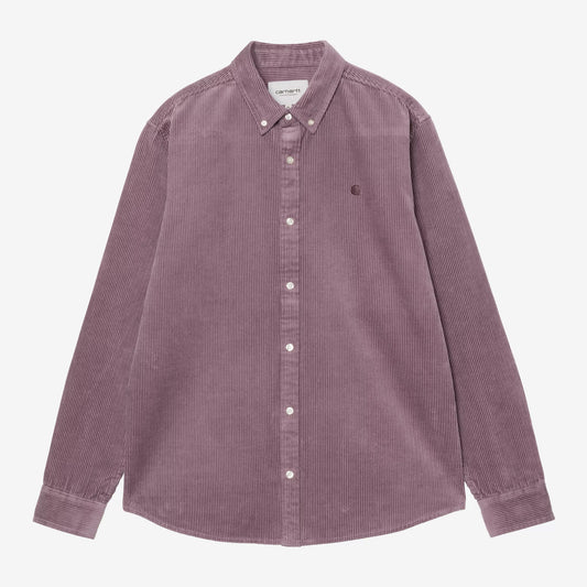 L/S Madison Cord Shirt - Phlox