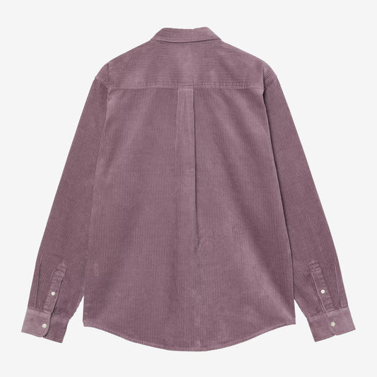 L/S Madison Cord Shirt - Phlox