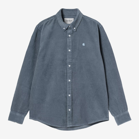 L/S Madison Cord Shirt - Angelite