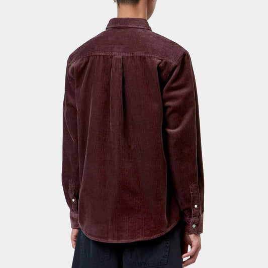 L/S Madison Cord Shirt - Amarone