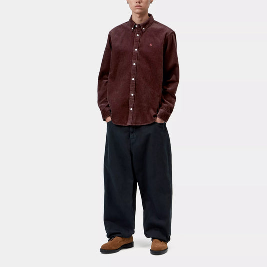 L/S Madison Cord Shirt - Amarone