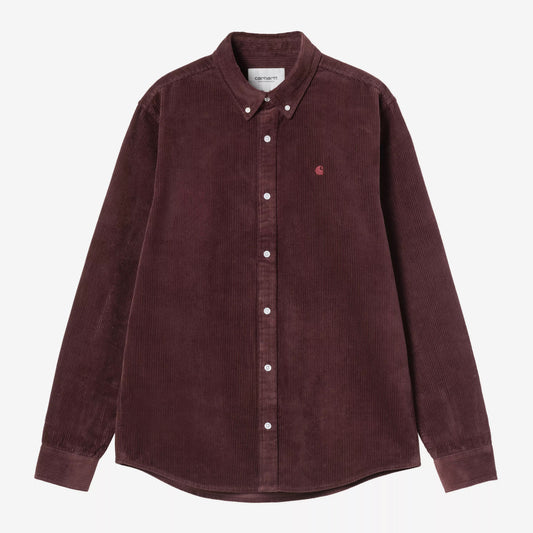 L/S Madison Cord Shirt - Amarone
