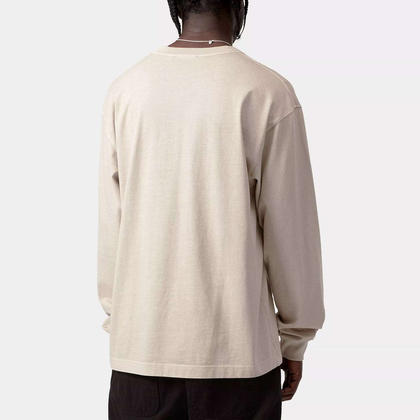 L/S Vista Waffle T-Shirt - Fleur De Sel garment dyed