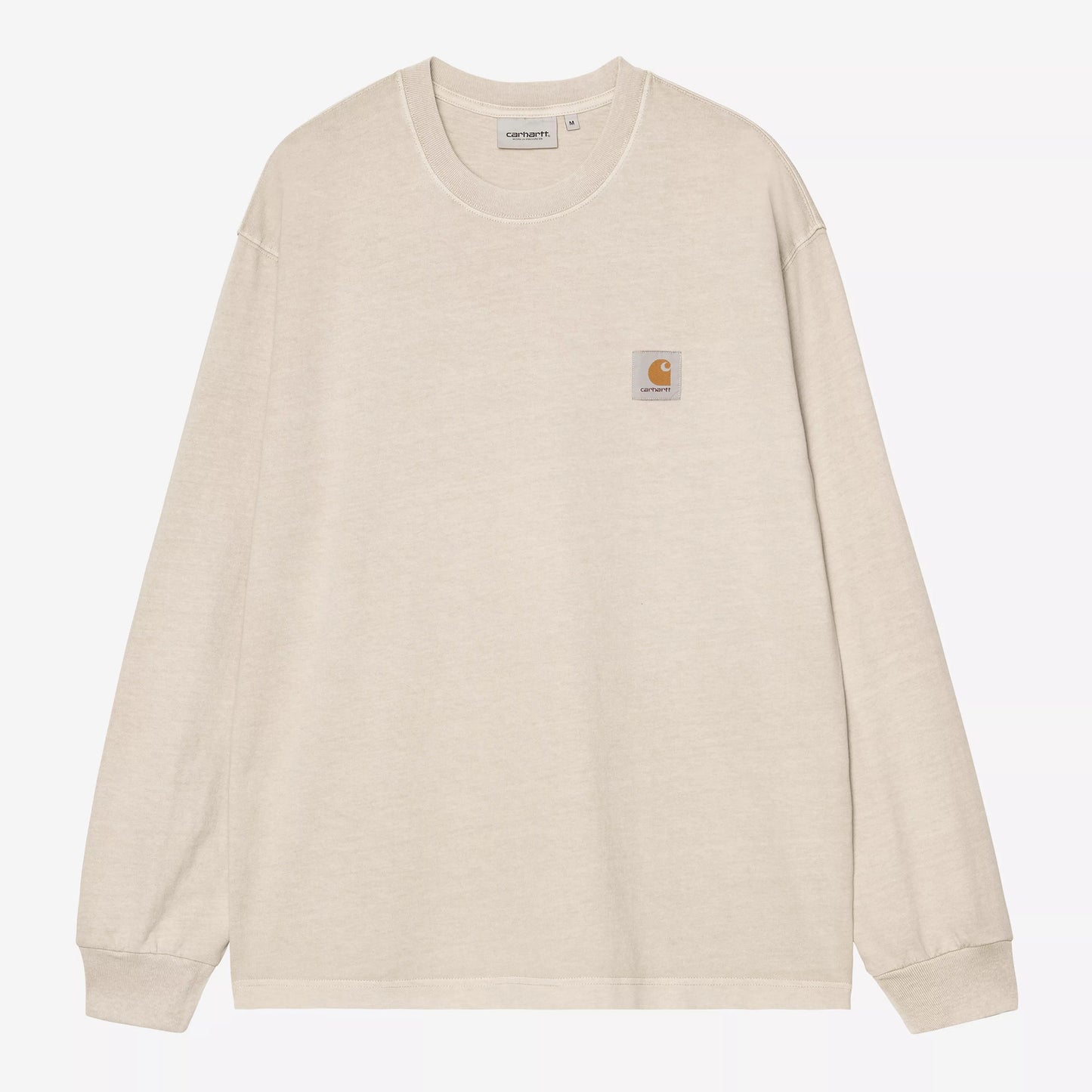 L/S Vista Waffle T-Shirt - Fleur De Sel garment dyed