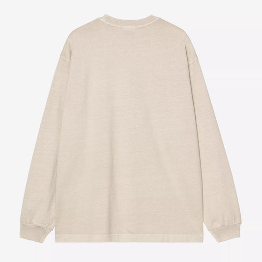 L/S Vista Waffle T-Shirt - Fleur De Sel garment dyed