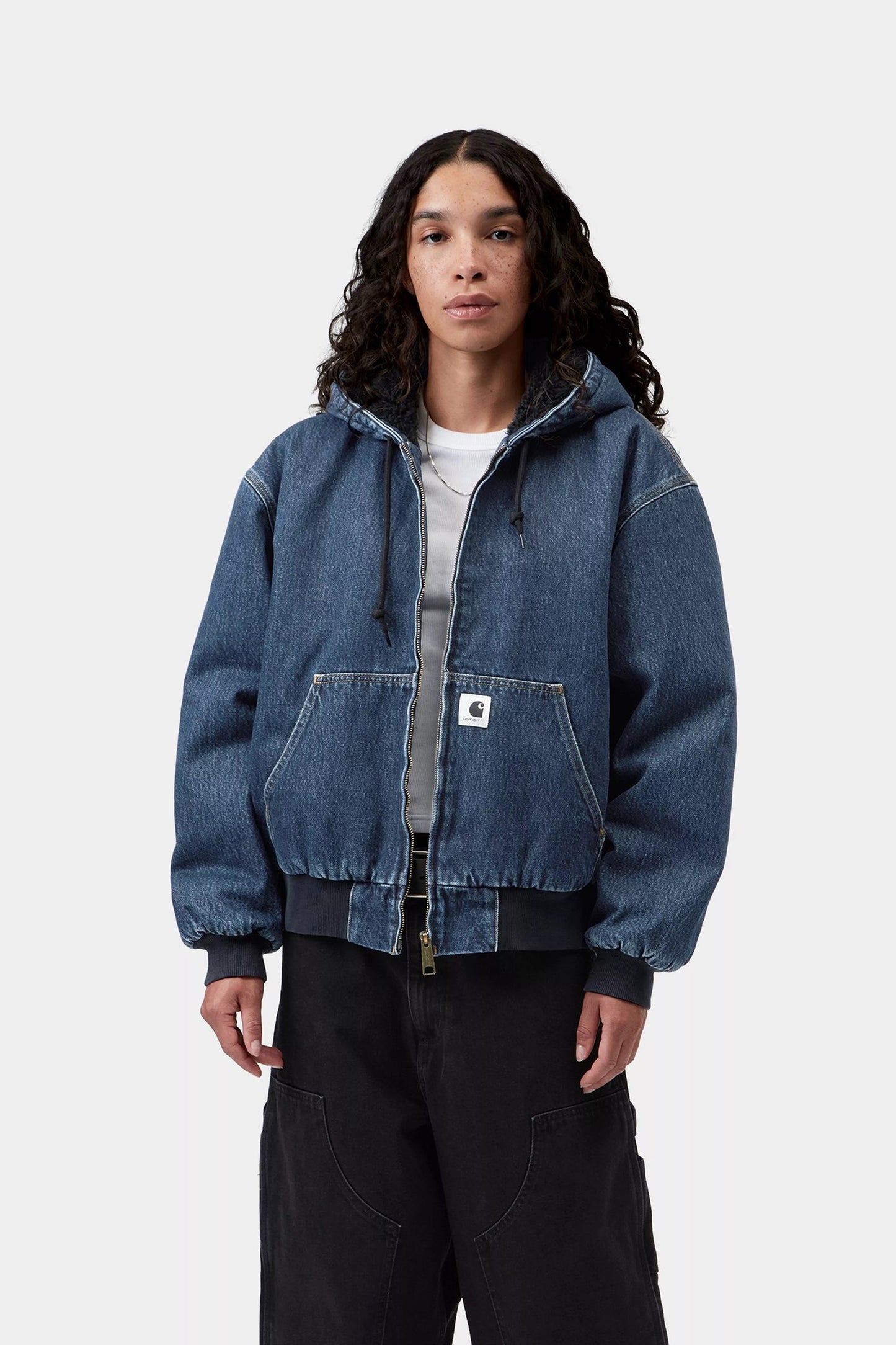 Women's OG Active Jacket (Winter)- Blue stone washed