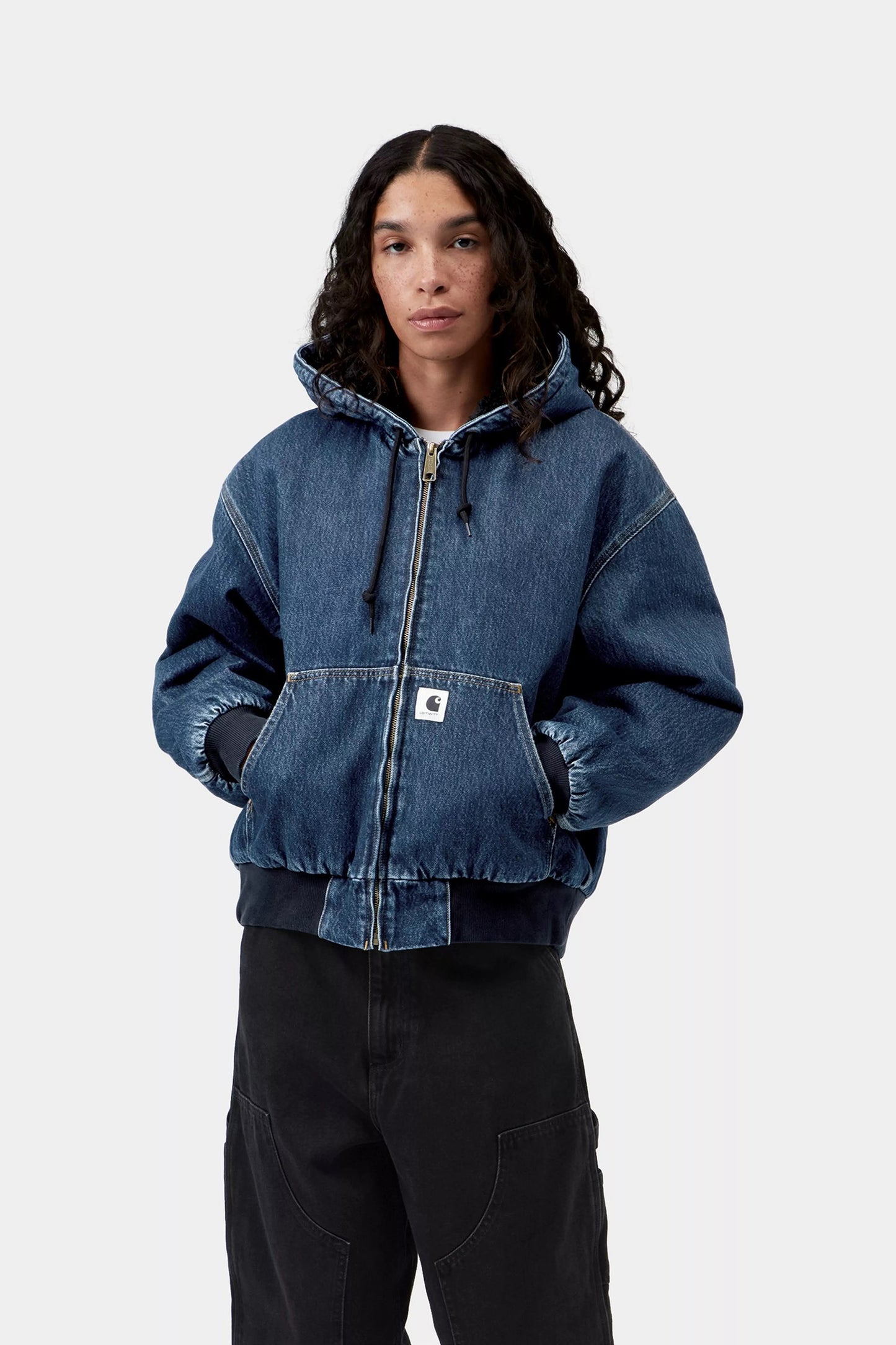 Women's OG Active Jacket (Winter)- Blue stone washed