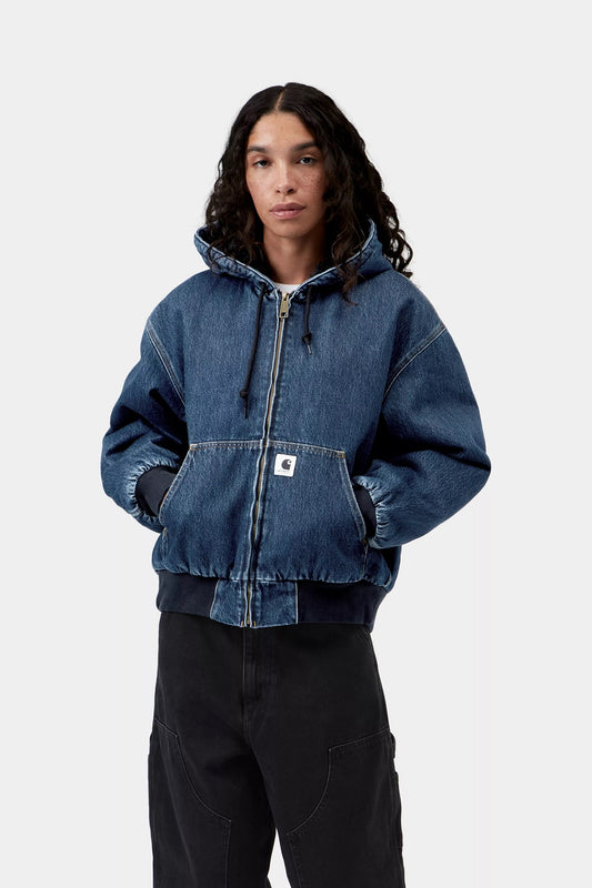 Women's OG Active Jacket (Winter)- Blue stone washed