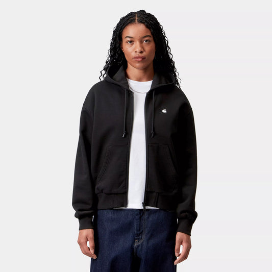 Women's Hooded Casey Jacket - Black/Silver