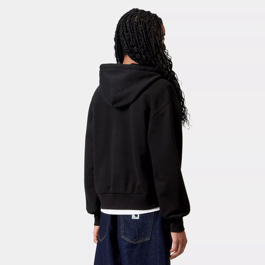Women's Hooded Casey Jacket - Black/Silver