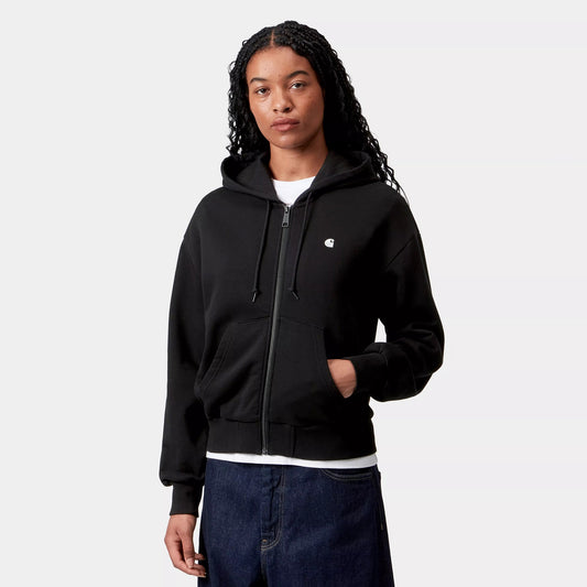 Women's Hooded Casey Jacket - Black/Silver