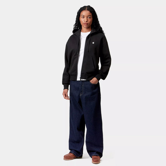 Women's Hooded Casey Jacket - Black/Silver