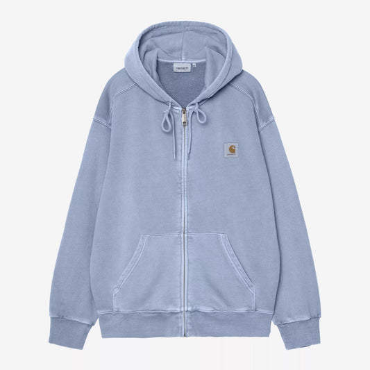 Hooded Nelson Jacket Gentle Blue garment dyed