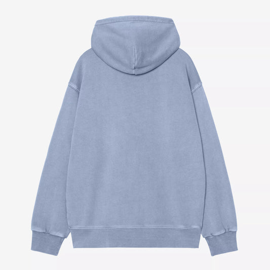 Hooded Nelson Jacket Gentle Blue garment dyed