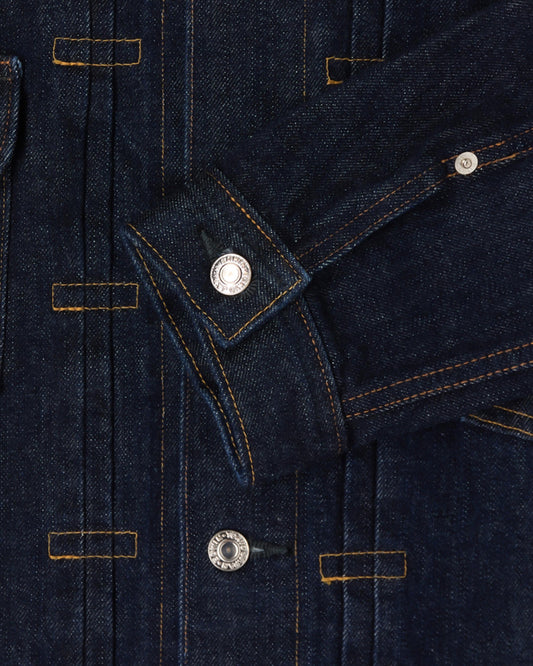 Denim Jacket - 14oz Denim Red Selvage - Blue Rinsed