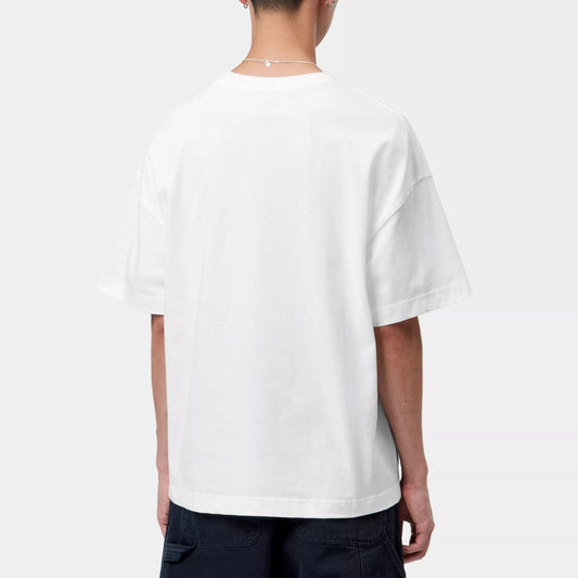 S/S Signature Script T-Shirt - White / Black