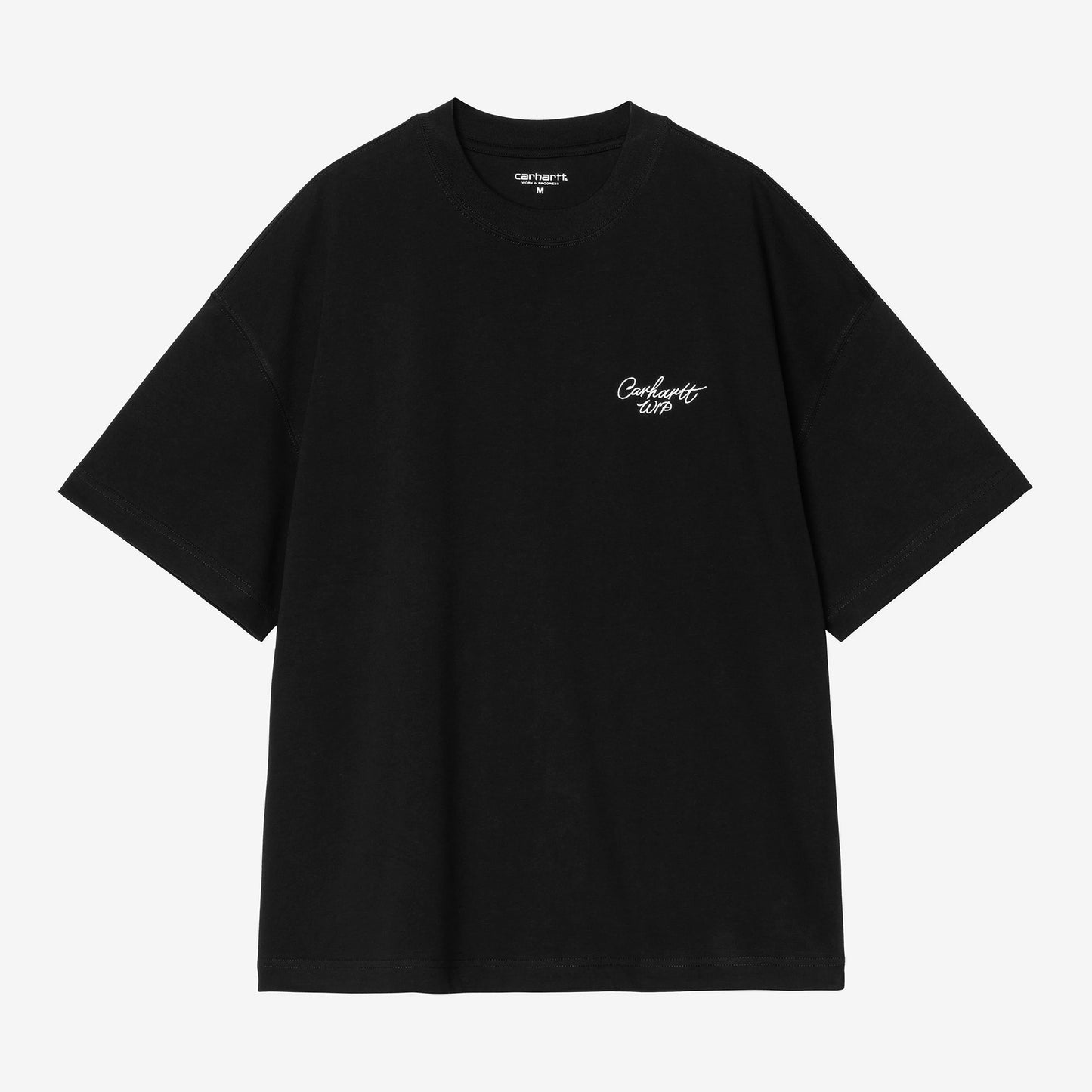 S/S Signature Script T-Shirt - Black / White