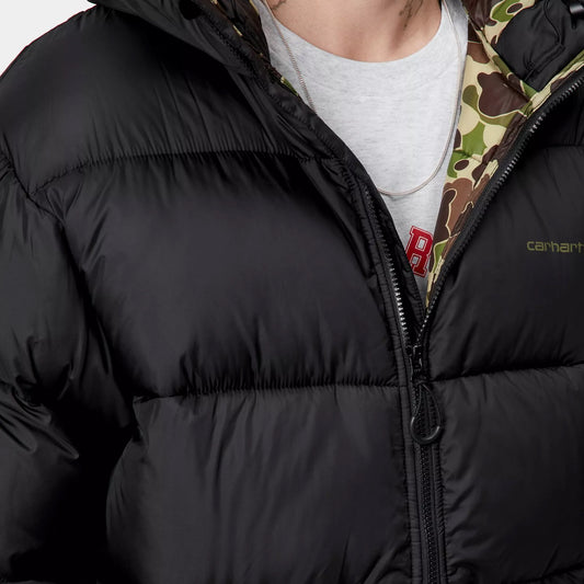 Toronto Jacket - Black / Camo Duck, Green